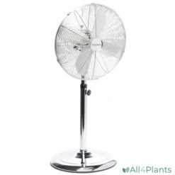 BESTRON DFS45S RETRO STATIEFVENTILATOR 45 CM CHROME 50 WATT