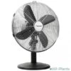 BESTRON DFT35Z RETRO BUREAUVENTILATOR 35 CM ZWART 35 WATT -Bestron 8712184023875 bestron dft35z retro bureauventilator 35 cm zwart 35 watt