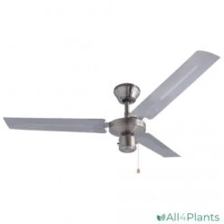 BESTRON DT48C PLAFONDVENTILATOR 120 CM CHROOM / RVS 60 WATT