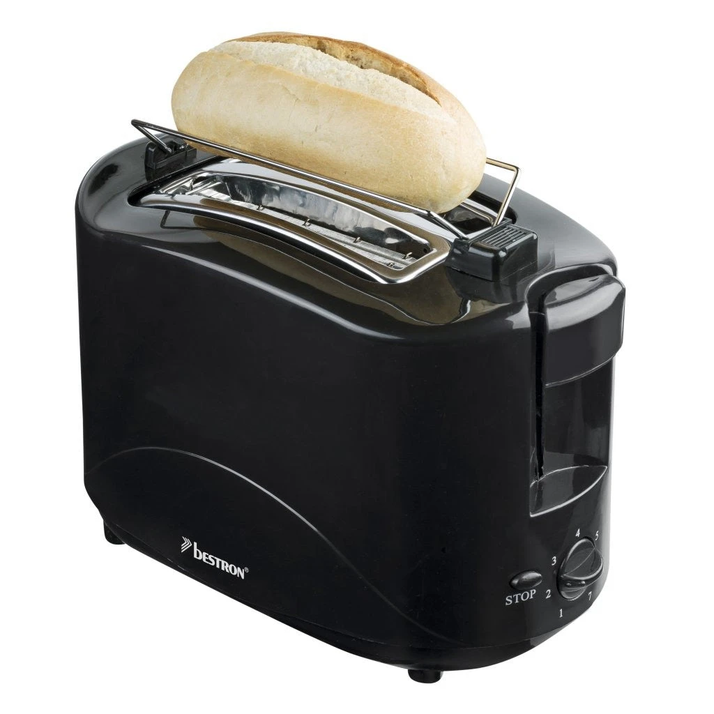 Bestron AYT600Z Broodrooster Zwart 4 Bestron AYT600Z Broodrooster Zwart - Afbeelding 2