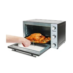 Bestron AOV31 Grill-Bakoven Met Hetelucht + Draaispit 1500W RVS/Zwart 8 Bestron AOV31 Grill-Bakoven Met Hetelucht + Draaispit 1500W RVS/Zwart -Bestron 8712184053797 3