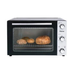 Bestron AOV45 Grill-Bakoven Met Hetelucht + Draaispit 1800W RVS/Zwart