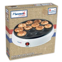 Bestron APFM700W Poffertjesmaker 800W Wit/Zwart 7 Bestron APFM700W Poffertjesmaker 800W Wit/Zwart -Bestron 8712184053971 3