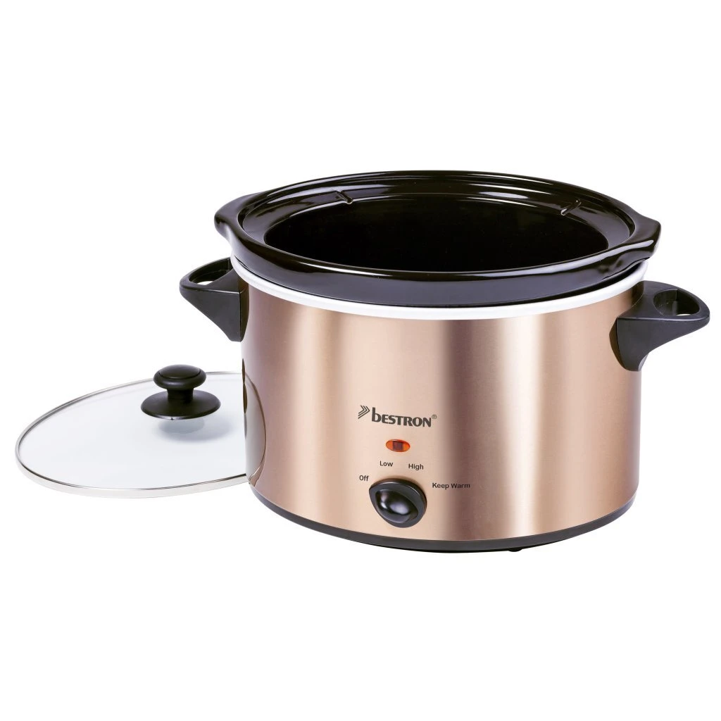 Bestron ASC450CO Slowcooker 4.5L Koper 3 Bestron ASC450CO Slowcooker 4.5L Koper
