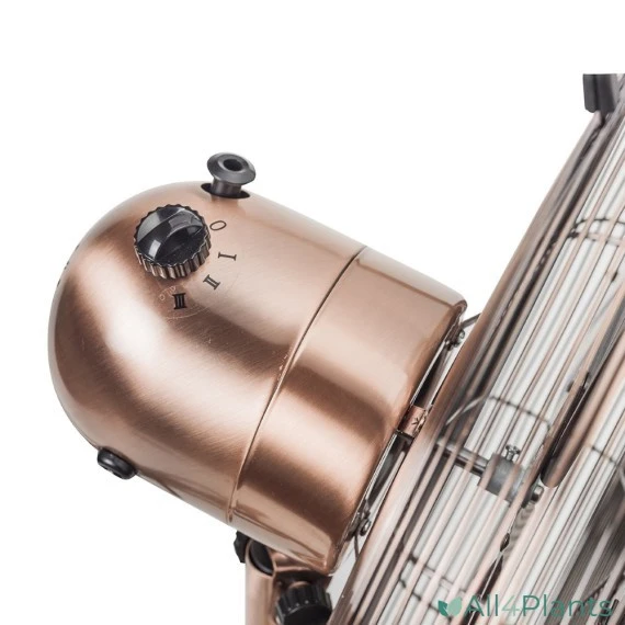 BESTRON DFS45SCO RETRO STATIEFVENTILATOR 45 CM KOPER 50 WATT 4 BESTRON DFS45SCO RETRO STATIEFVENTILATOR 45 CM KOPER 50 WATT - Afbeelding 2