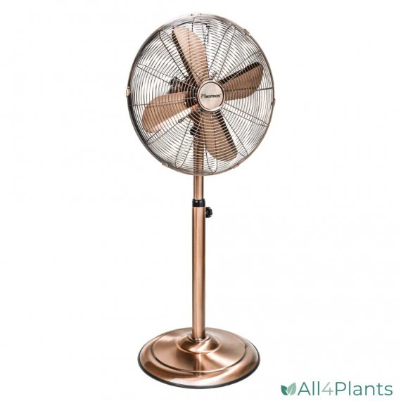 BESTRON DFS45SCO RETRO STATIEFVENTILATOR 45 CM KOPER 50 WATT 3 BESTRON DFS45SCO RETRO STATIEFVENTILATOR 45 CM KOPER 50 WATT