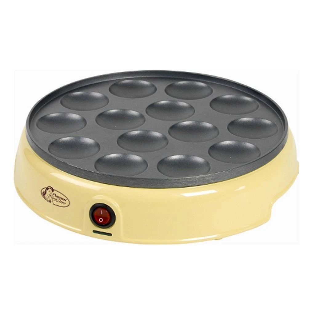 Bestron APFM700SD Sweet Dreams Poffertjesmaker 700W Geel/Zwart 4 Bestron APFM700SD Sweet Dreams Poffertjesmaker 700W Geel/Zwart - Afbeelding 2