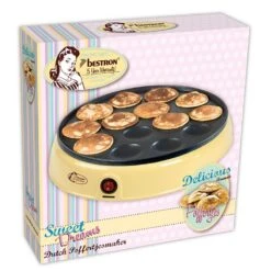 Bestron APFM700SD Sweet Dreams Poffertjesmaker 700W Geel/Zwart 7 Bestron APFM700SD Sweet Dreams Poffertjesmaker 700W Geel/Zwart -Bestron 8712184054794 3