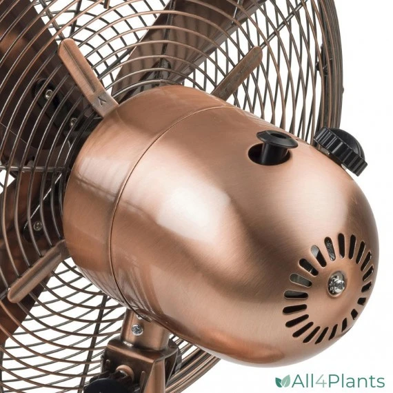BESTRON DFT35CO RETRO BUREAUVENTILATOR 35 CM KOPER 35 WATT 4 BESTRON DFT35CO RETRO BUREAUVENTILATOR 35 CM KOPER 35 WATT - Afbeelding 2