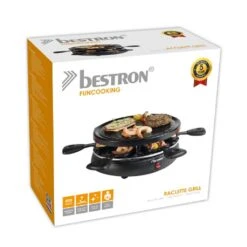 Bestron ARC650 Raclette Grill + 6 Pannetjes Zwart -Bestron 8712184055227 3