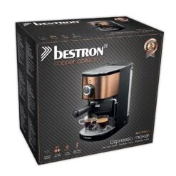 Bestron AES1000CO Espressomachine Koper/Zwart -Bestron 8712184055678 3