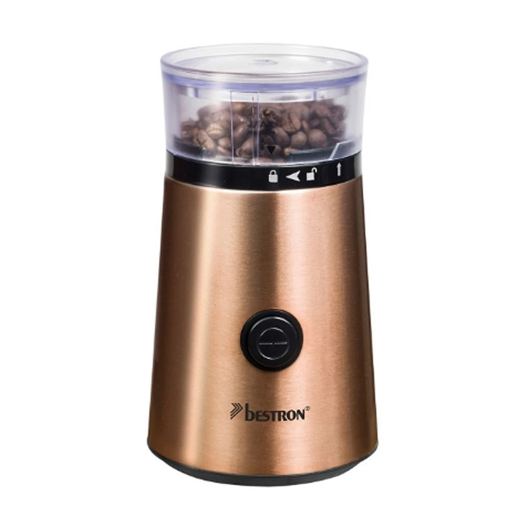 Bestron ACG1000CO Elektrische Koffiemolen Koper 3 Bestron ACG1000CO Elektrische Koffiemolen Koper