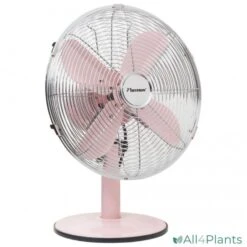 BESTRON DFT35R RETRO BUREAUVENTILATOR 35 CM ROZE 35 WATT