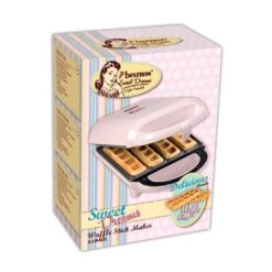 Bestron ASW400 Wafelstick Maker Roze -Bestron 8712184056118 3