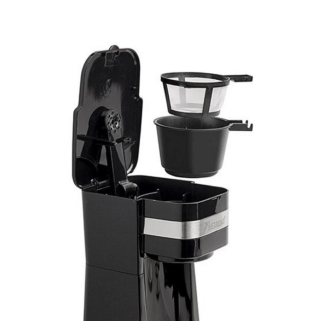 Bestron ACM112Z Koffiezetapparaat Met Thermomok Zwart/RVS 4 Bestron ACM112Z Koffiezetapparaat Met Thermomok Zwart/RVS - Afbeelding 2