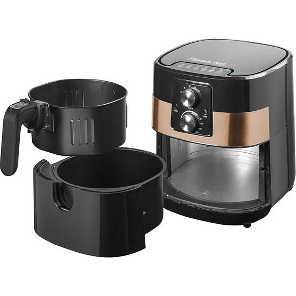 Bestron AAF7003CO Heteluchtfriteuse 4L 1300W Zwart/Koper 4 Bestron AAF7003CO Heteluchtfriteuse 4L 1300W Zwart/Koper - Afbeelding 2