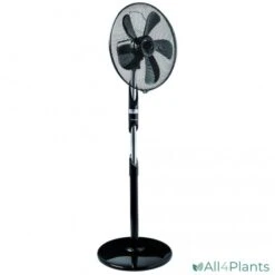 BESTRON ASF40DZ DESIGN STATIEFVENTILATOR 40 CM ZWART 55 WATT