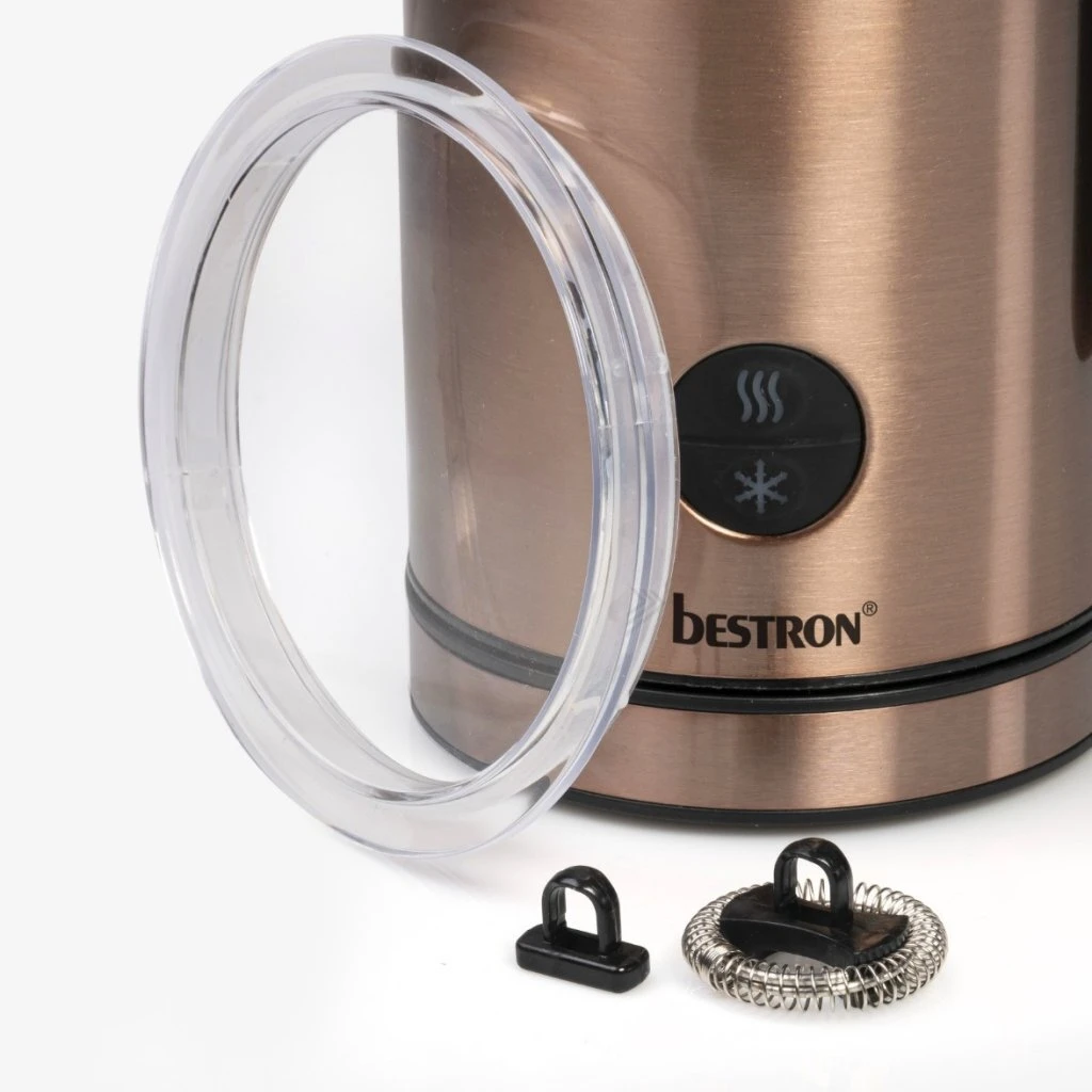 Bestron AMK1000CO Melkopschuimer Koper/Zwart 5 Bestron AMK1000CO Melkopschuimer Koper/Zwart - Afbeelding 3