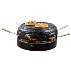 Bestron 27 Bestron APD600Z Pizzetteria Voor 6 Personen Zwart