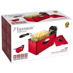 Bestron AF357R Friteuse 3.5L 2000W Rood -Bestron 8712184058754 4