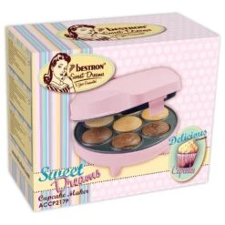 Bestron ACC217P Cupcake Maker Roze -Bestron Bestron ACC217P Cupcake Maker Roze 3
