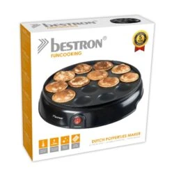 Bestron APFM700Z Poffertjesmaker Zwart -Bestron Bestron APFM700Z Poffertjesmaker Zwart 2