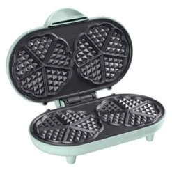 Bestron Wafelijzer ADWM1000M Hartvormig Dubbel 1000 W Mintkleurig -Bestron image 10 440242