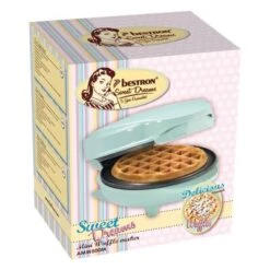 Bestron Miniwafelijzer AMW500M 550 W Mintkleurig -Bestron image 10 440243