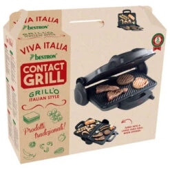 Bestron Contactgrill Viva Italia ACG380 1800 W 31x22 Cm Grijs 25 Bestron Contactgrill Viva Italia ACG380 1800 W 31x22 Cm Grijs -Bestron image 12 427991