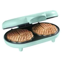 Bestron Wafelijzer ADWM1000M Hartvormig Dubbel 1000 W Mintkleurig -Bestron image 12 440242