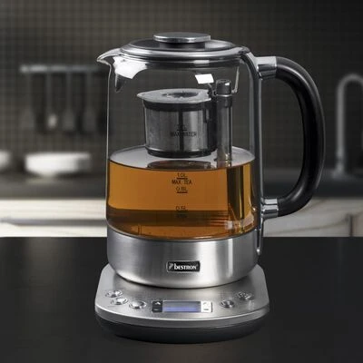Bestron Theemaker En Waterkoker AATM800STE 2-in-1 1,7 L 2200 W RVS 13 Bestron Theemaker En Waterkoker AATM800STE 2-in-1 1,7 L 2200 W RVS - Afbeelding 12