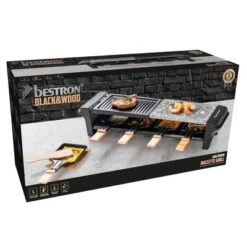 Bestron Gourmetstel ARG200BW 650 W Hout Zwart -Bestron image 14 440281