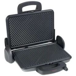 Bestron Contactgrill Viva Italia ACG380 1800 W 31x22 Cm Grijs