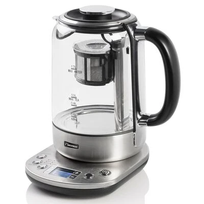 Bestron Theemaker En Waterkoker AATM800STE 2-in-1 1,7 L 2200 W RVS 2 Bestron Theemaker En Waterkoker AATM800STE 2-in-1 1,7 L 2200 W RVS