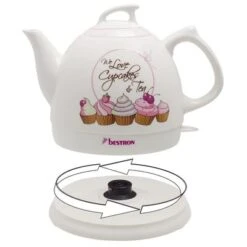 Bestron Waterkoker Keramisch Wit 1785 W DTP800SD -Bestron image 3 409945