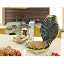 Bestron Wafelijzer ASW217V 700 W Vanillekleurig -Bestron image 3 440241