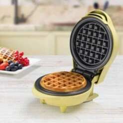 Bestron Miniwafelijzer AMW500V 550 W Geel -Bestron image 3 440245