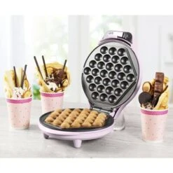 Bestron Bubbelwafelijzer ABWM300P 700 W Roze -Bestron image 3 440251