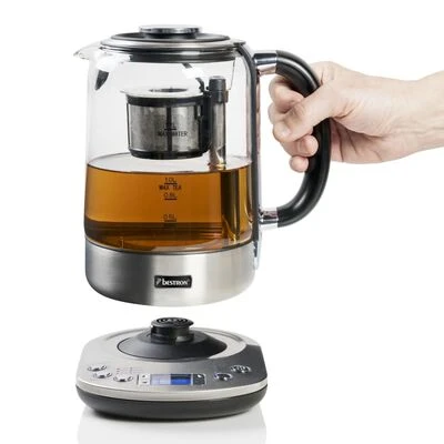 Bestron Theemaker En Waterkoker AATM800STE 2-in-1 1,7 L 2200 W RVS 4 Bestron Theemaker En Waterkoker AATM800STE 2-in-1 1,7 L 2200 W RVS - Afbeelding 3