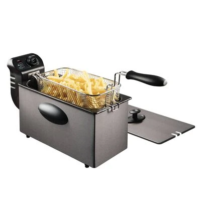 Bestron Friteuse Met Koude Zone AF357A 2000 W 3,5 L Antracietkleurig 5 Bestron Friteuse Met Koude Zone AF357A 2000 W 3,5 L Antracietkleurig - Afbeelding 3