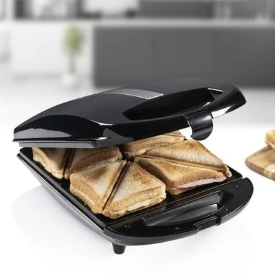 Bestron Sandwichmaker ASM13XXLZ XXL 1300 W Zwart 5 Bestron Sandwichmaker ASM13XXLZ XXL 1300 W Zwart - Afbeelding 3