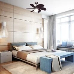 Bestron Plafondventilator Met Lamp DC30BC 75 Cm 50 W Chroom -Bestron image 3 441213