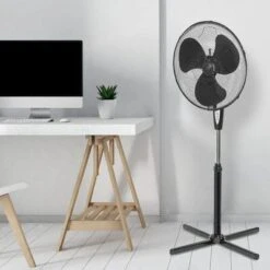 Bestron Staande Ventilator + Afstandbediening 45 Cm 45 W Zwart ASV45ZR -Bestron image 4 410024