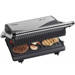 Bestron Panini Grill 750 W Zilver En Zwart Roestvrij Staal APG150 -Bestron image 4 420272