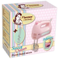 Bestron Handmixer Sweet Dreams AHM300P 300 W Roze -Bestron image 4 427989