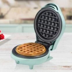 Bestron Miniwafelijzer AMW500M 550 W Mintkleurig -Bestron image 4 440243
