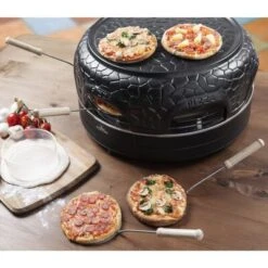 Bestron Pizzamaker Voor 6 Personen APD600Z 910 W Zwart -Bestron image 4 441202