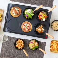 Bestron Wok- En Crêpemakerset Voor 6 Personen AWS600 1000 W Zwart -Bestron image 4 441205