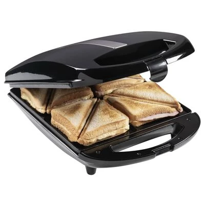 Bestron Sandwichmaker ASM13XXLZ XXL 1300 W Zwart 6 Bestron Sandwichmaker ASM13XXLZ XXL 1300 W Zwart - Afbeelding 4