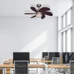 Bestron Plafondventilator Met Lamp DC30BC 75 Cm 50 W Chroom -Bestron image 4 441213